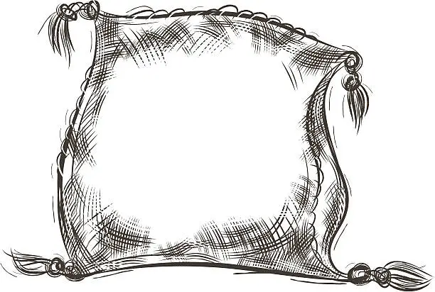 Vector illustration of cushion