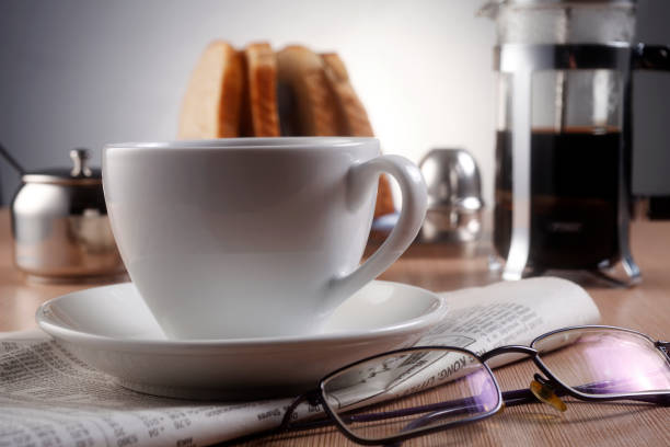 istock coffee press and white mug and breads 1659197490