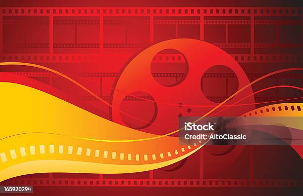 Tło Filmowe - Stockowe grafiki wektorowe i więcej obrazów Film - Impreza rozrywkowa - Film - Impreza rozrywkowa, Klatka video, Przemysł