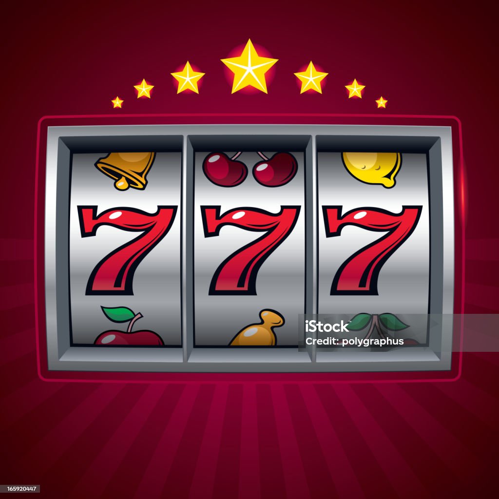 Slot machine - Lizenzfrei Spielautomat Vektorgrafik