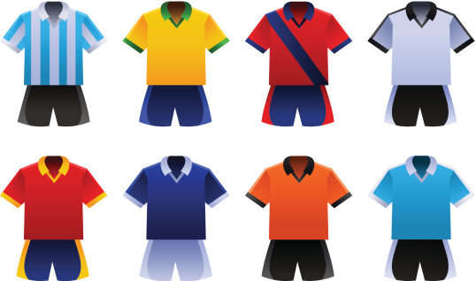 Soccer World Cup Uniforms