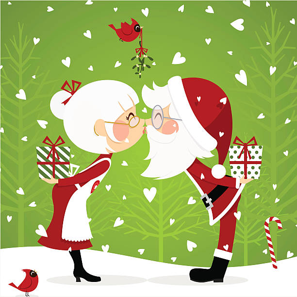 Santa Claus and MrsClaus http://i681.photobucket.com/albums/vv179/myistock/xma.jpg  mrs claus stock illustrations