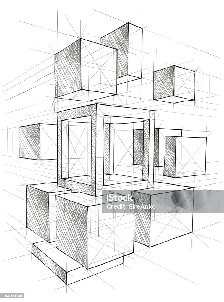 Formes géométriques - clipart vectoriel de Abstrait libre de droits