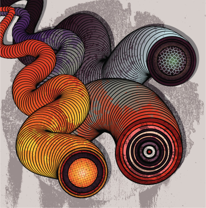 Snake Ruster Image Three Rusty Snakes Stock Illustration - Download Image Now - Alien ...