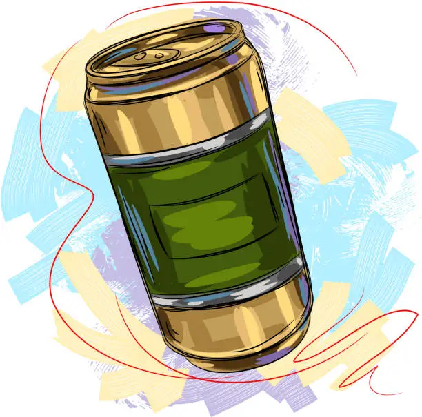 Vector illustration of Tasty Beer