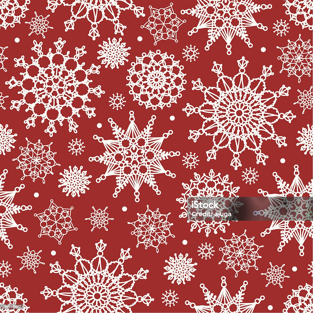 Бесшовные рисунком в виде снежинок - Векторная графика Кружево роялти-фри