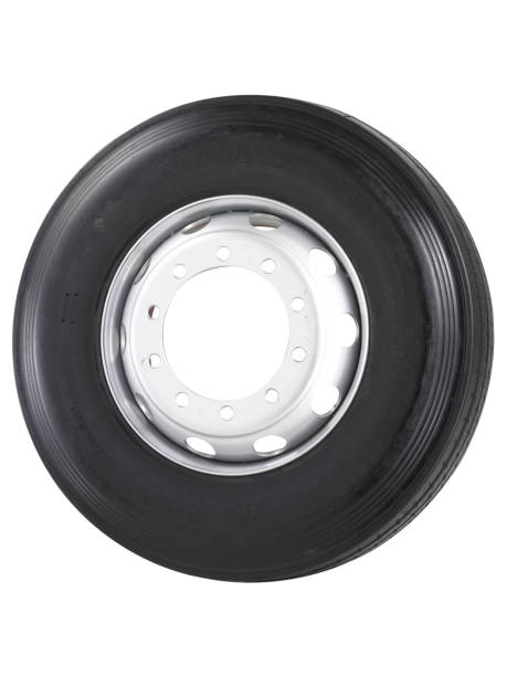 istock New truck tire isolated on white background with clipping path. 1659228462