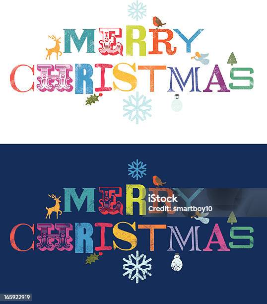 Cartolina Di Natale - Immagini vettoriali stock e altre immagini di Natale - Natale, Rilievografia, Agrifoglio