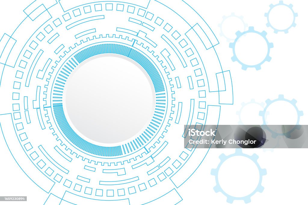 Horizontal Technology Picturecode Hitech Communication Concept Digital Lines With Code Number Background ...