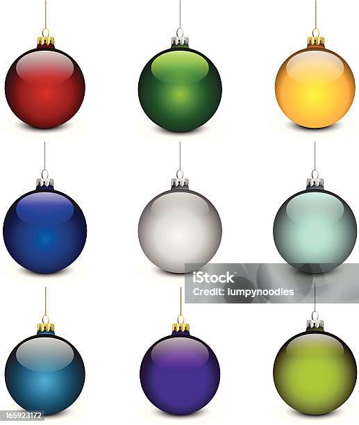 유리컵 장식품 크리스마스 장식품에 대한 스톡 벡터 아트 및 기타 이미지 - 크리스마스 장식품, 투명한, 공휴일
