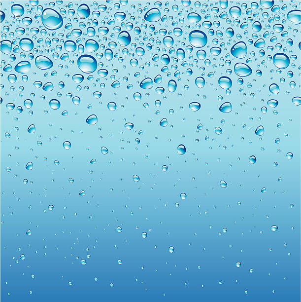 ilustrações, clipart, desenhos animados e ícones de água cai padrão sem emendas - bubble water drop backgrounds