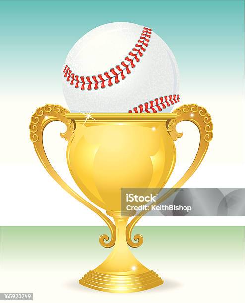 Trophée De Baseball Vecteurs libres de droits et plus d'images vectorielles de Balle de baseball - Balle de baseball, Baseball, Trophée