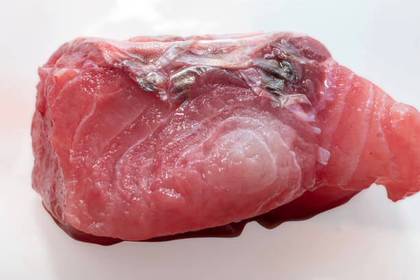 istock Fresh rohu (labeo rohita) fish raw piece isolated on white background 1659242524