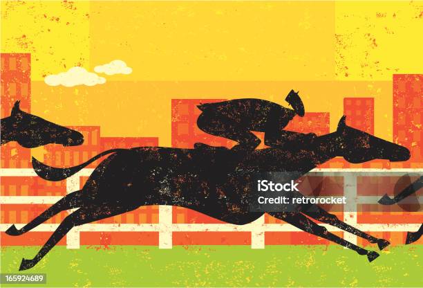 Vetores de Empresário Em Um Cavalo De Corrida e mais imagens de Corrida de Cavalos - Evento Equestre - Corrida de Cavalos - Evento Equestre, Adulto, Animal