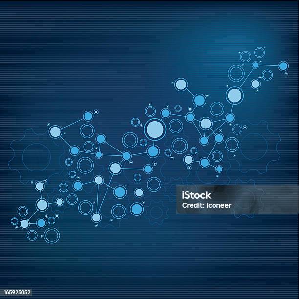 Fond Abstrait Sombre De La Technologie Vecteurs libres de droits et plus d'images vectorielles de Nœud - Donnée - Nœud - Donnée, Connexion, Réseau informatique