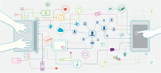 Vector illustration of Computing banner