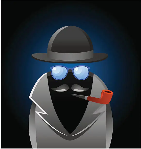 Vector illustration of The Invisible Man