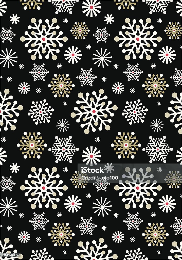 Simple Snowflake Pattern For Menu Background Snowflake Pattern Stock Illustration - Download Image Now - Backgrounds ...