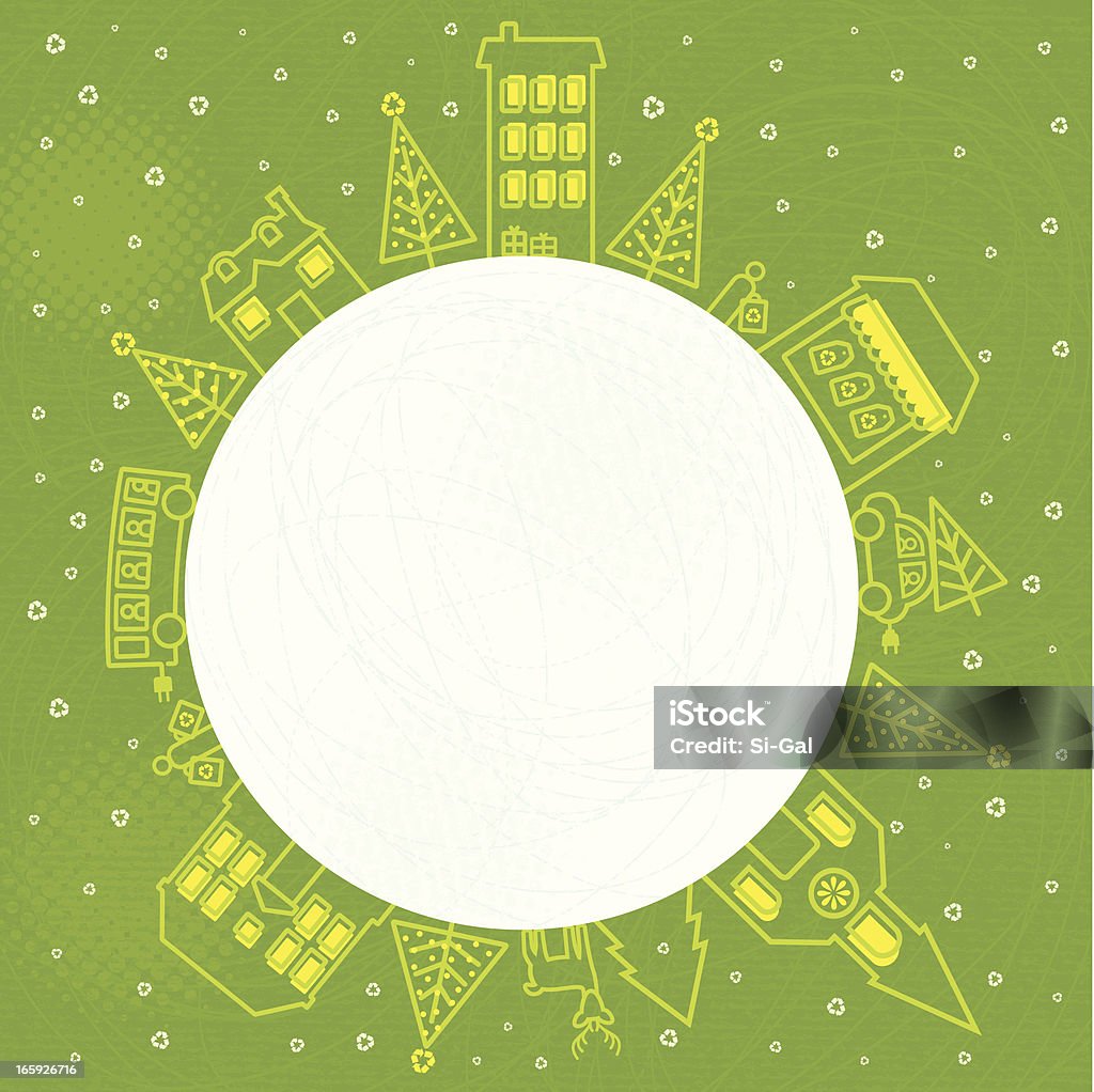 Green Christmas-englische Redewendung - Lizenzfrei Planet Erde Vektorgrafik