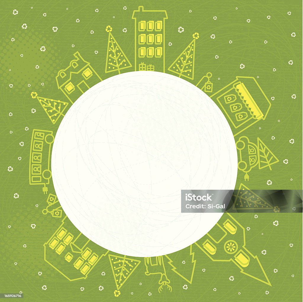 Green Navidad - arte vectorial de Navidad libre de derechos