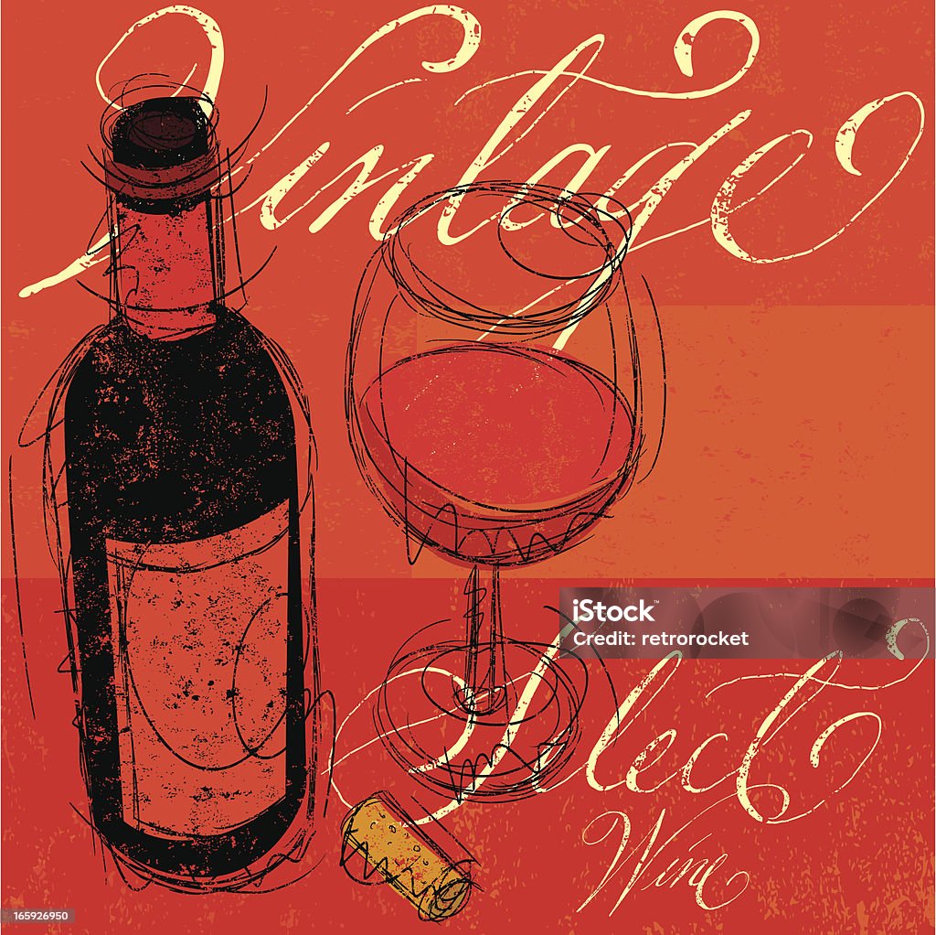 Du vin Vintage - clipart vectoriel de Vin libre de droits