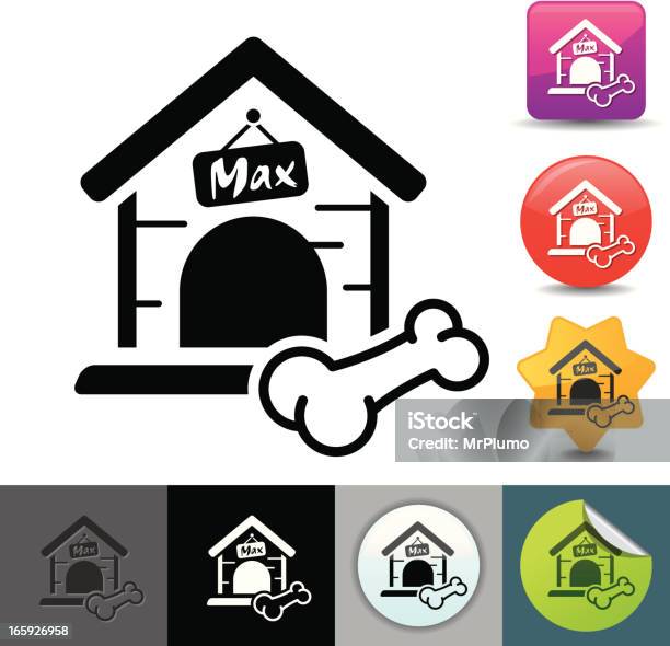 Ilustración de Dog House Iconsolicosi Serie y más Vectores Libres de Derechos de Hueso para perro - Hueso para perro, Vector, Animal