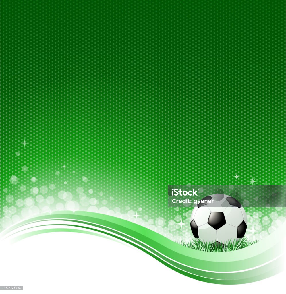 Fußball ball backround - Lizenzfrei Fußball Vektorgrafik