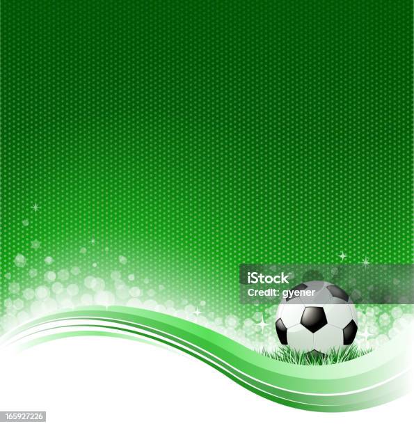 Fußball Ball Backround Stock Vektor Art und mehr Bilder von Fußball - Fußball, Bildhintergrund, Fußball-Spielball