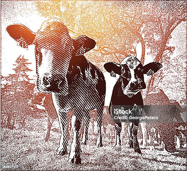Забавный Всех Кантонах — стоковая векторная графика и другие изображения на тему Домашний скот - Домашний скот, Корова, Иллюстрация