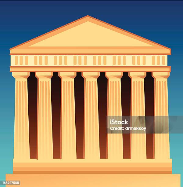 Alte Tempel Stock Vektor Art und mehr Bilder von Griechenland - Griechenland, Griechisch, Griechische Kultur