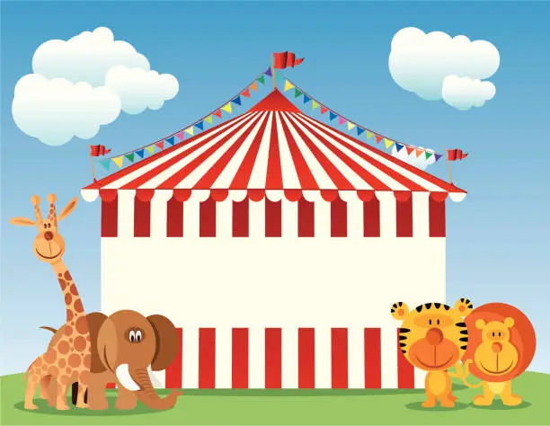 Vector illustration of CIRCUS