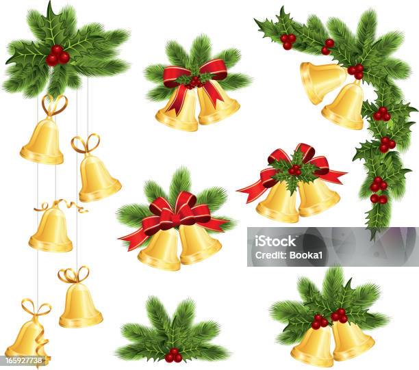 크리스마스 데커레이션 요소 꽈리-백합과에 대한 스톡 벡터 아트 및 기타 이미지 - 꽈리-백합과, 벡터, 크리스마스