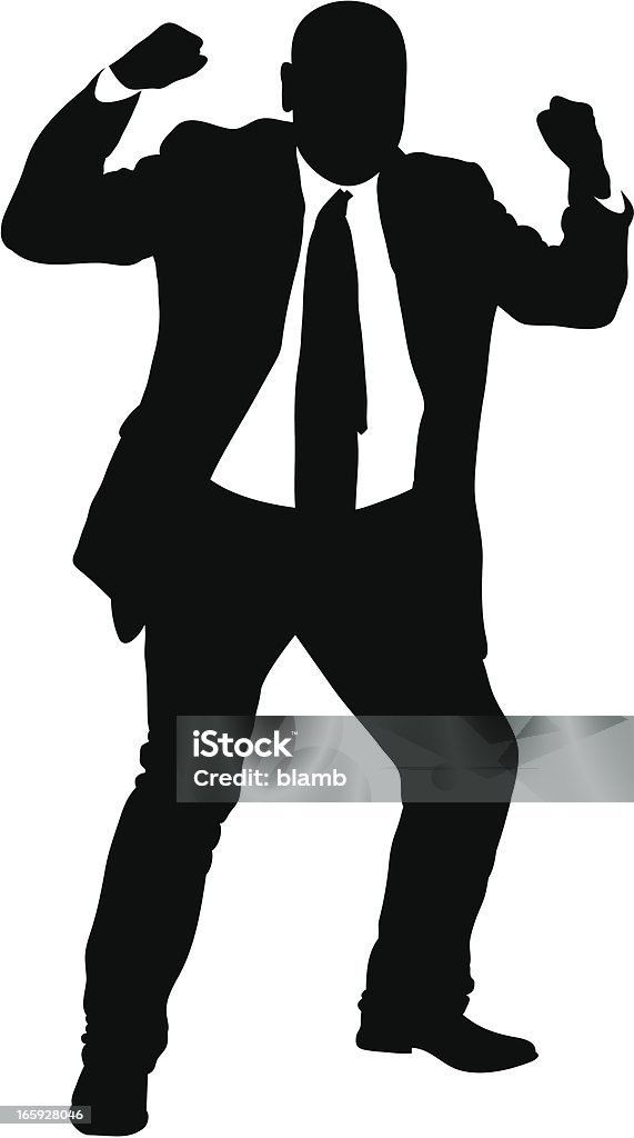 Angry Businessman - arte vectorial de Ejecutivo libre de derechos