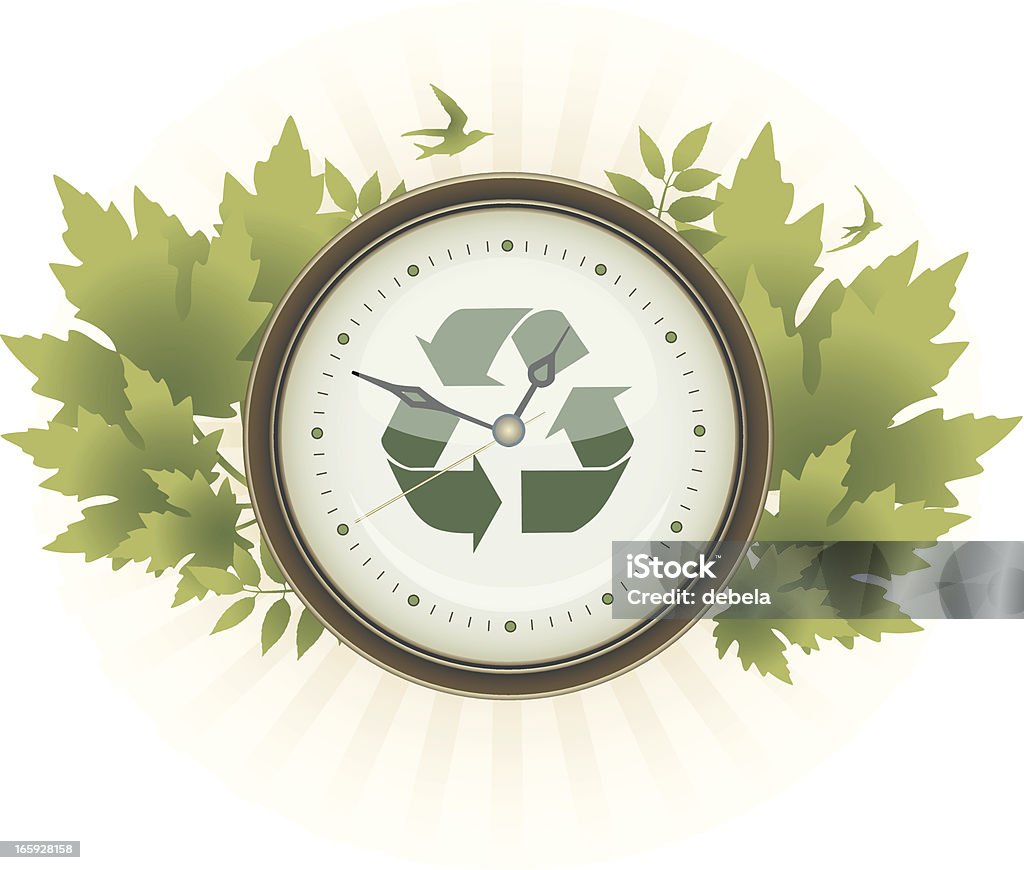 Czas do recyklingu - Grafika wektorowa royalty-free (Symbol)