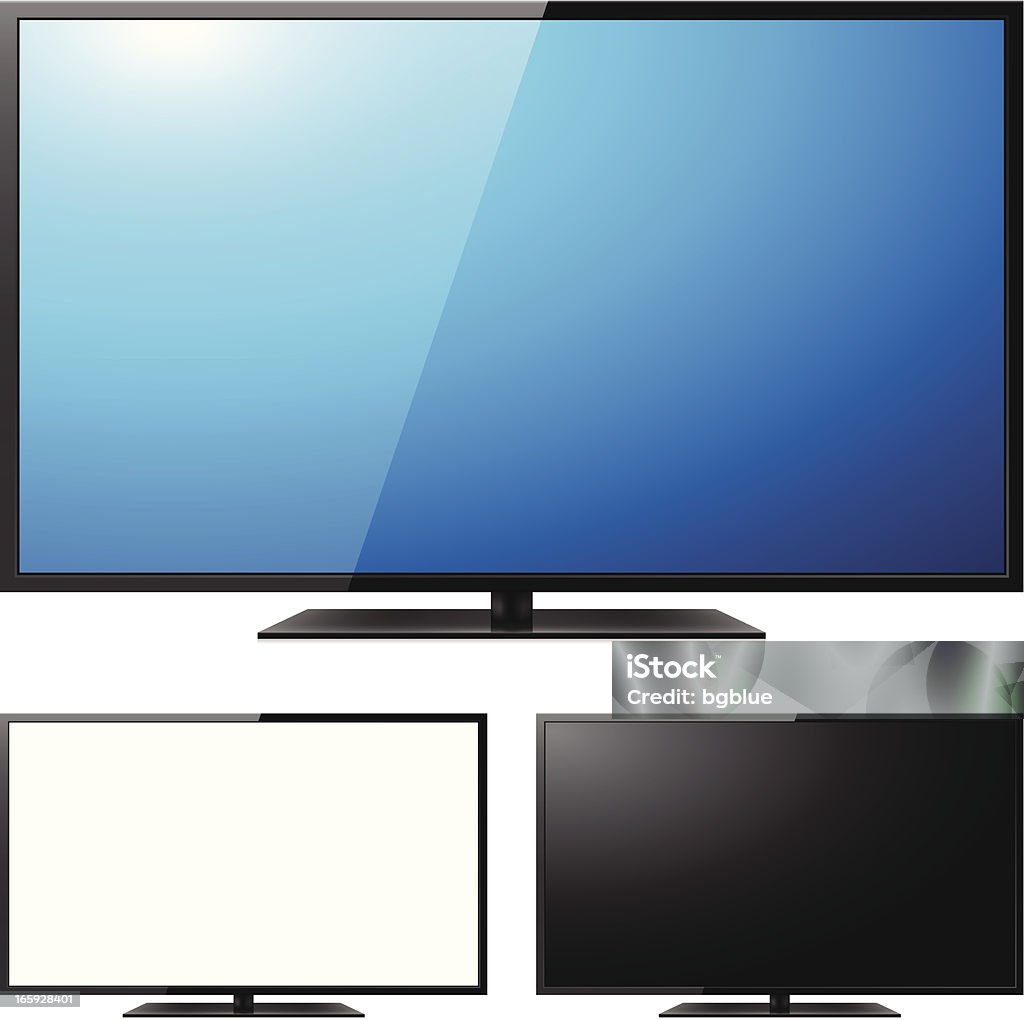 TV LCD - arte vettoriale royalty-free di Arte, Cultura e Spettacolo