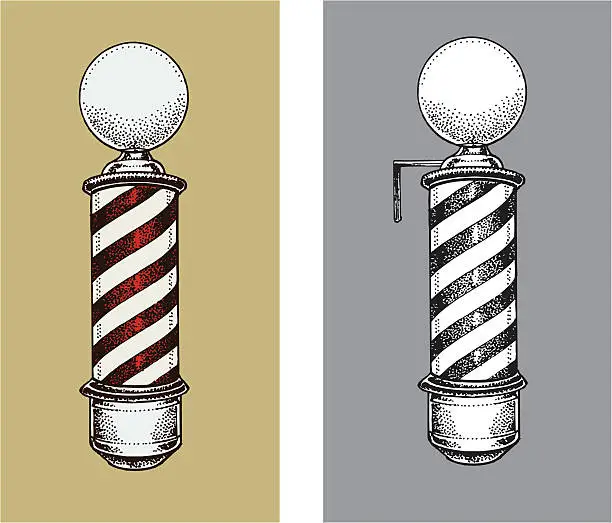Vector illustration of Barber Shop Sign