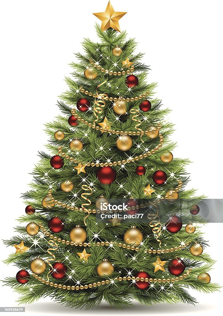 Christmas Weihnachtsbaum - Lizenzfrei Weihnachtsbaum Vektorgrafik