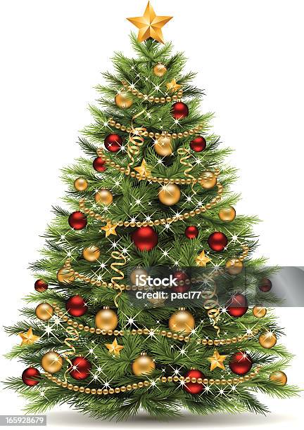 Christmas Weihnachtsbaum Stock Vektor Art und mehr Bilder von Weihnachtsbaum - Weihnachtsbaum, Weihnachten, Baum