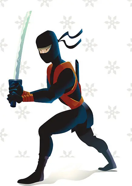 Vector illustration of Way of the Ninja