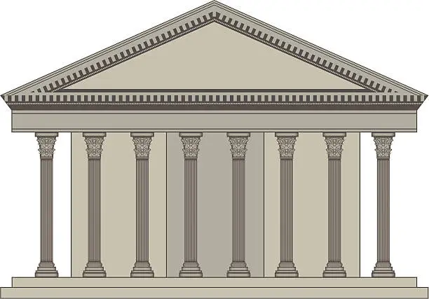 Vector illustration of Pantheon
