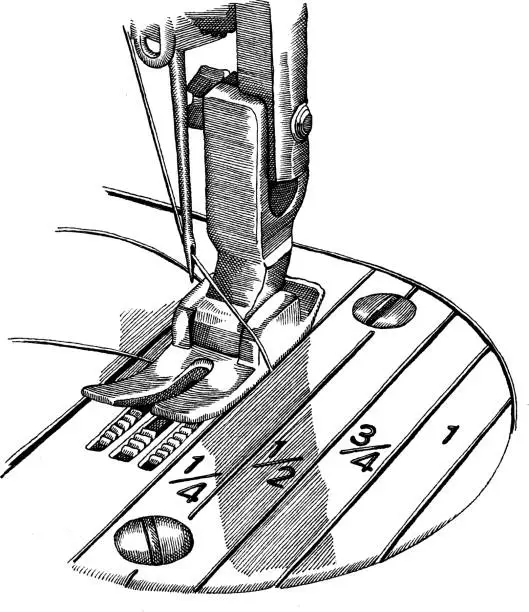 Vector illustration of Sewing Machine