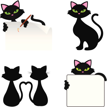 vector file of cats