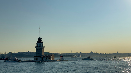 Maiden tower. Maiden's Tower, one of the historical symbols of Istanbul.
