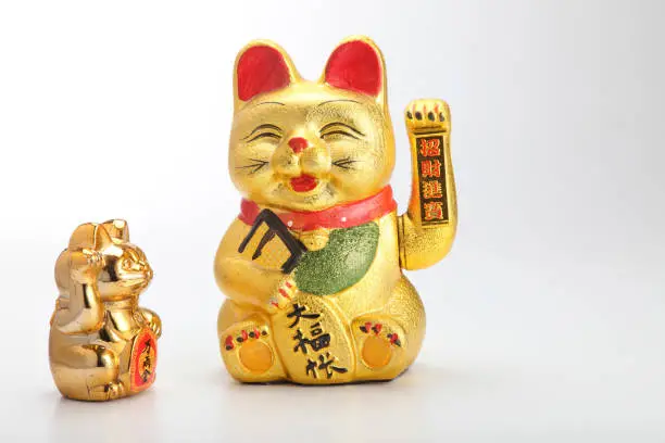 Photo of The Maneki Neki is an ancient cultural icon from japan and popular in many asian cultures