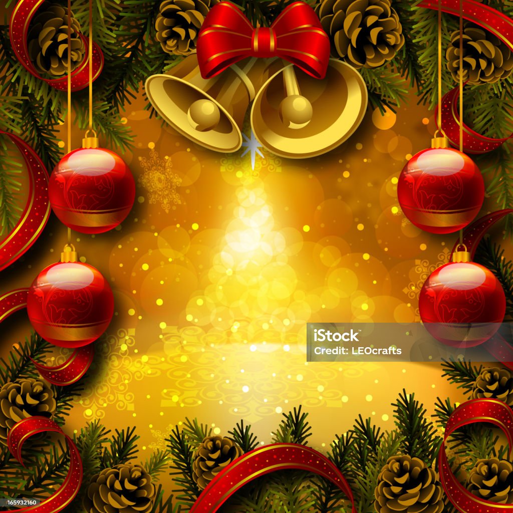 Bellissimo sfondo di Natale - arte vettoriale royalty-free di Alchechengi - Liliacee