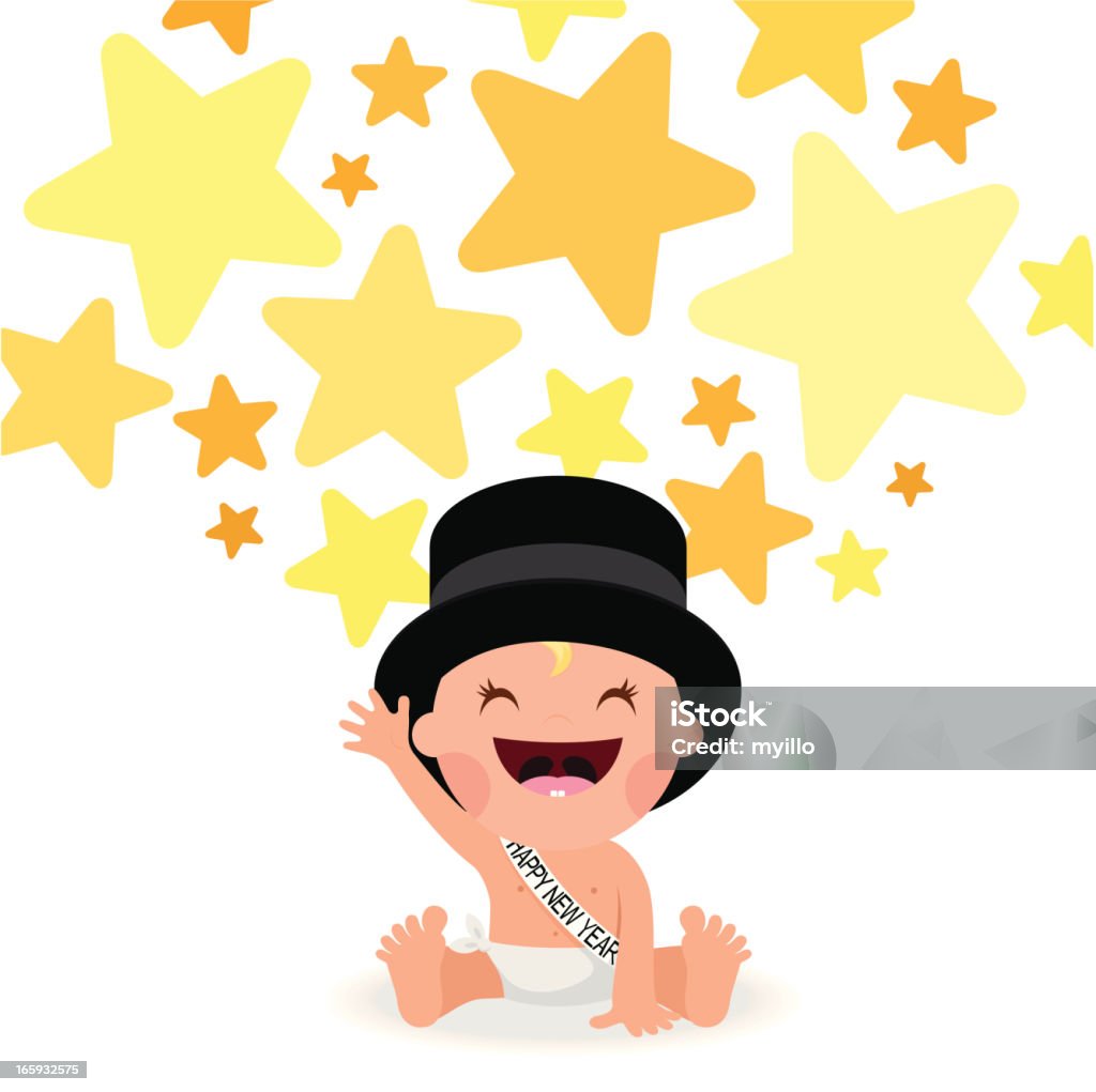 add happynewyear stars tophat baby illustration vector party myillo Baby and stars http://i681.photobucket.com/albums/vv179/myistock/2013.jpg Baby - Human Age stock vector