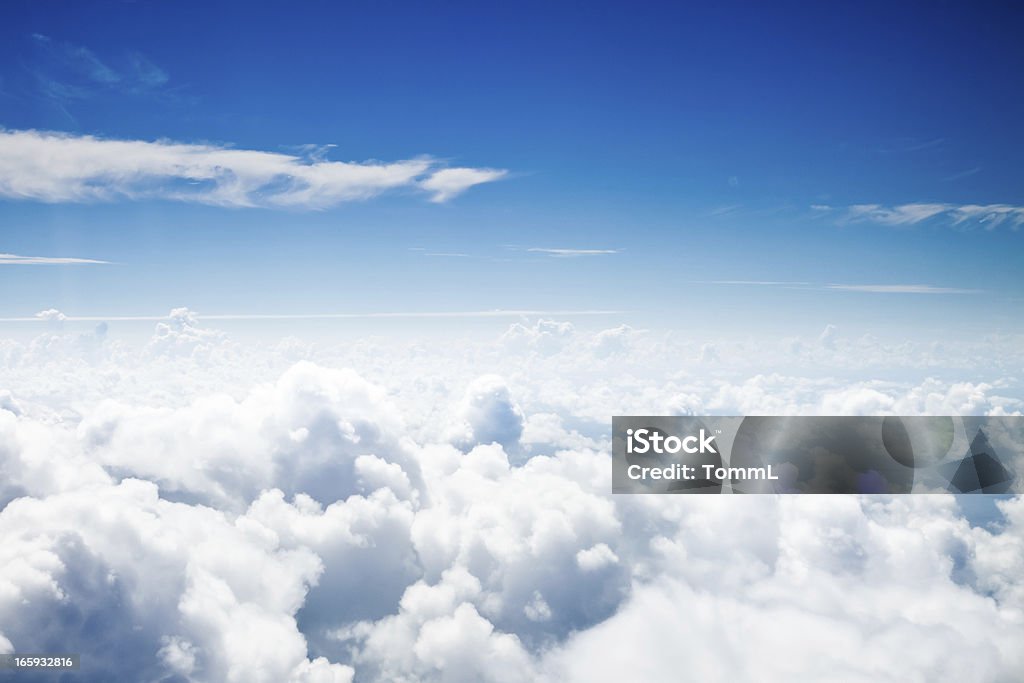 Sopra le nuvole - Foto stock royalty-free di Nube