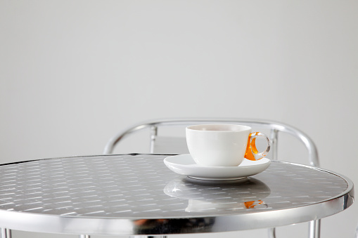 Cup of  tea on table