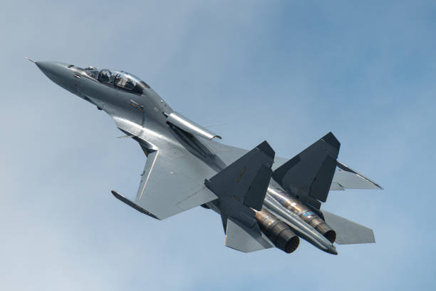 istock Sukhoi Su-30 showing its airbrake 1659332011