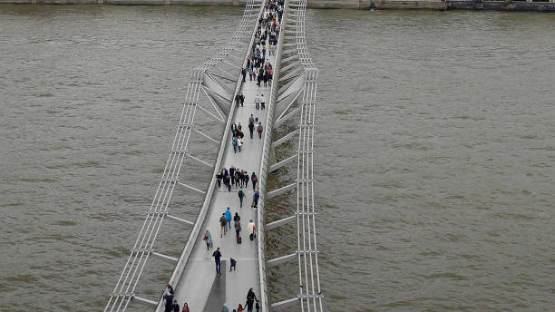 istock The Millennium Bridge, Thames Embankment, London. 1659344834